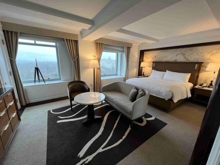 ザ・リッツ・カールトン・ニューヨーク・セントラルパーク グランドパークビューからWork From Hotel